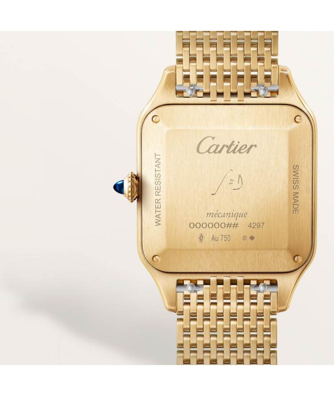 CARTIER Золотые часы из желтого золота, фото 5