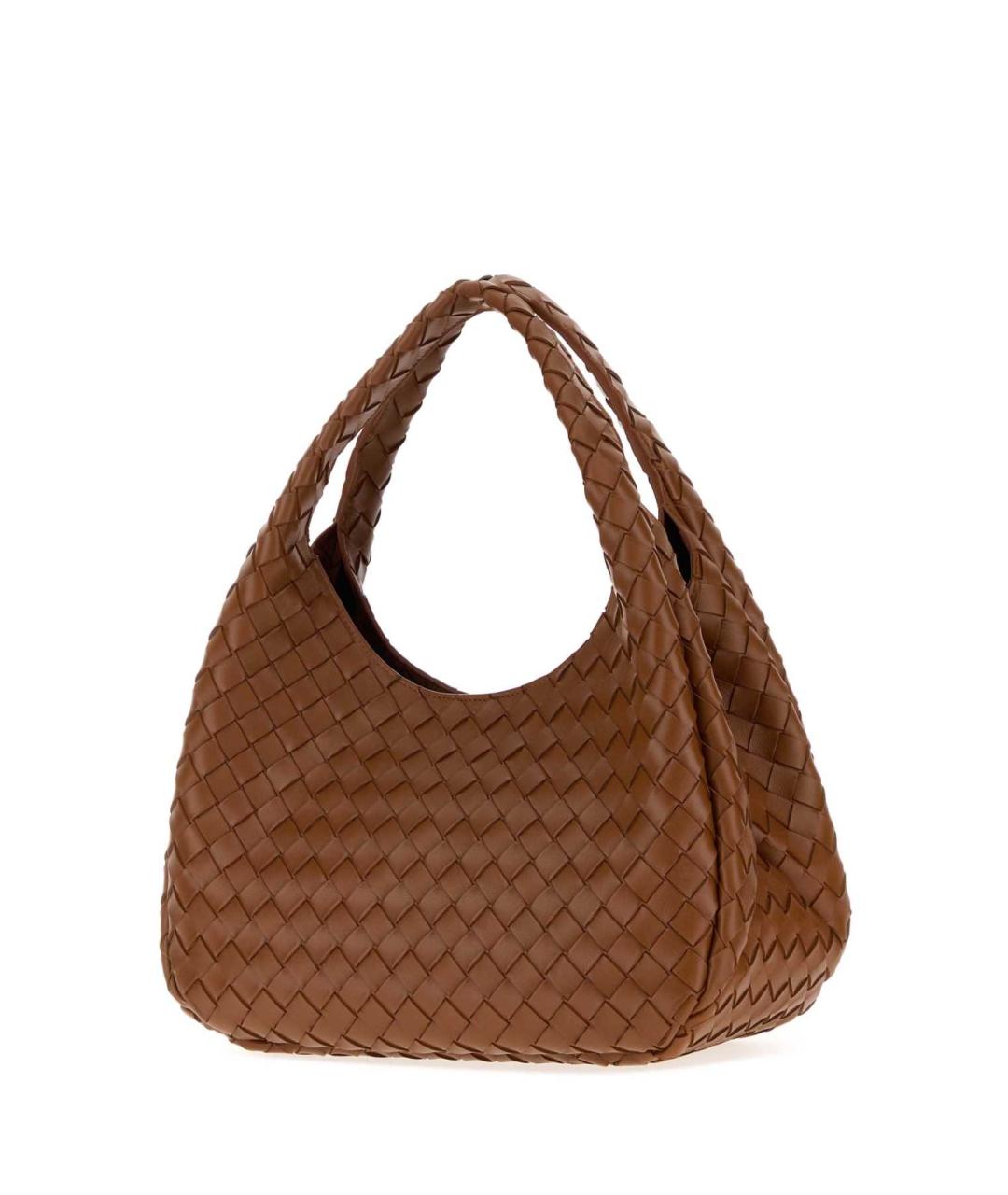 BOTTEGA VENETA Коричневая кожаная сумка через плечо, фото 2
