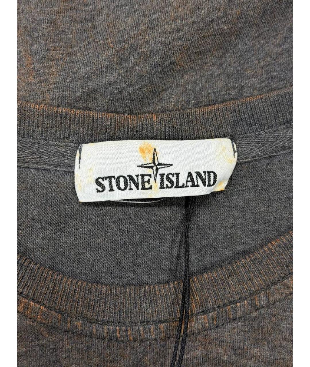 STONE ISLAND Мульти хлопковая футболка, фото 3