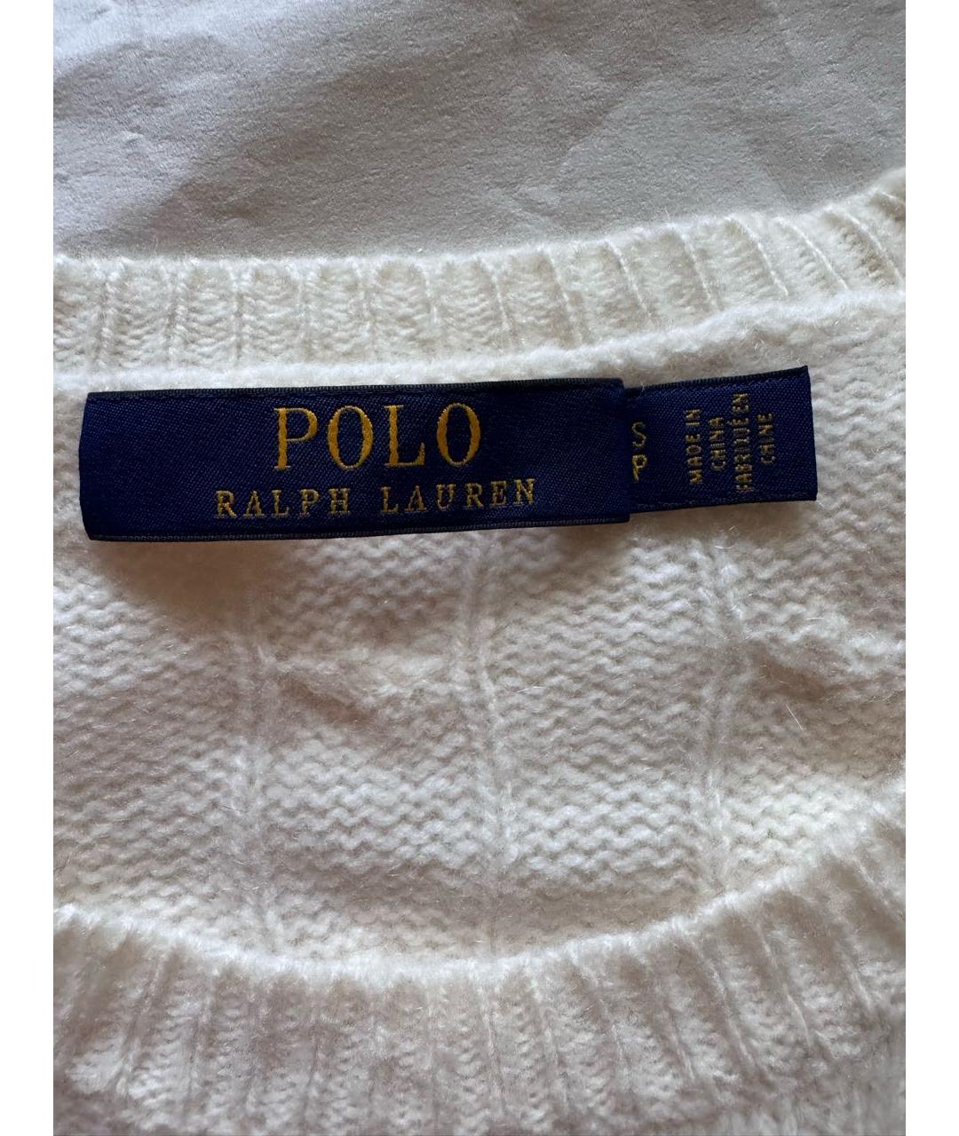 POLO RALPH LAUREN Бежевое шерстяное платье, фото 3
