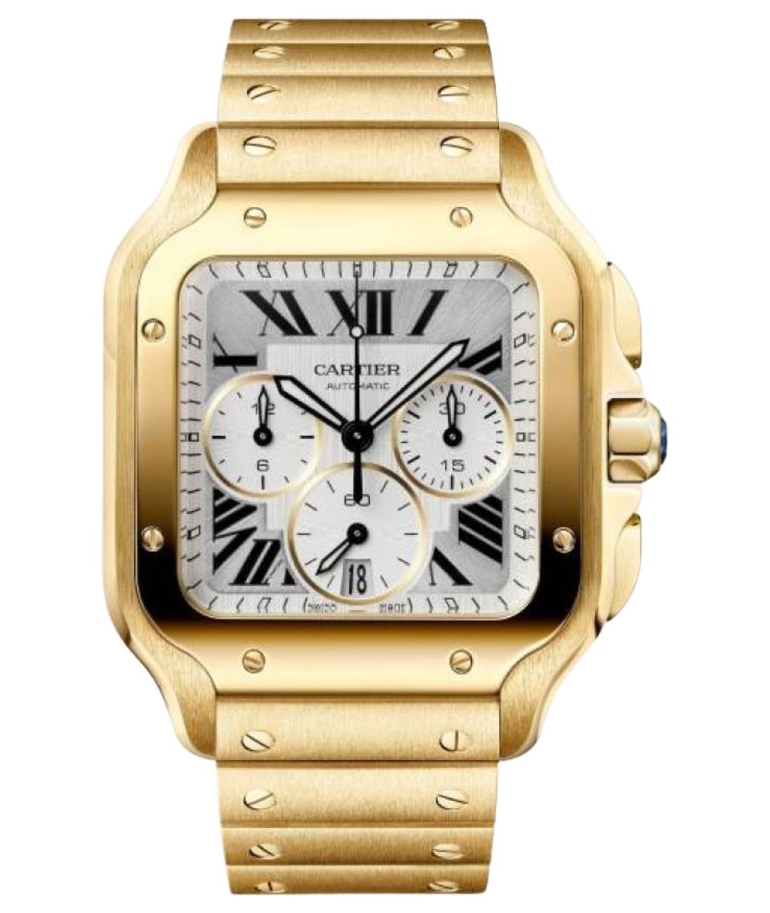 CARTIER Золотые часы из желтого золота, фото 1