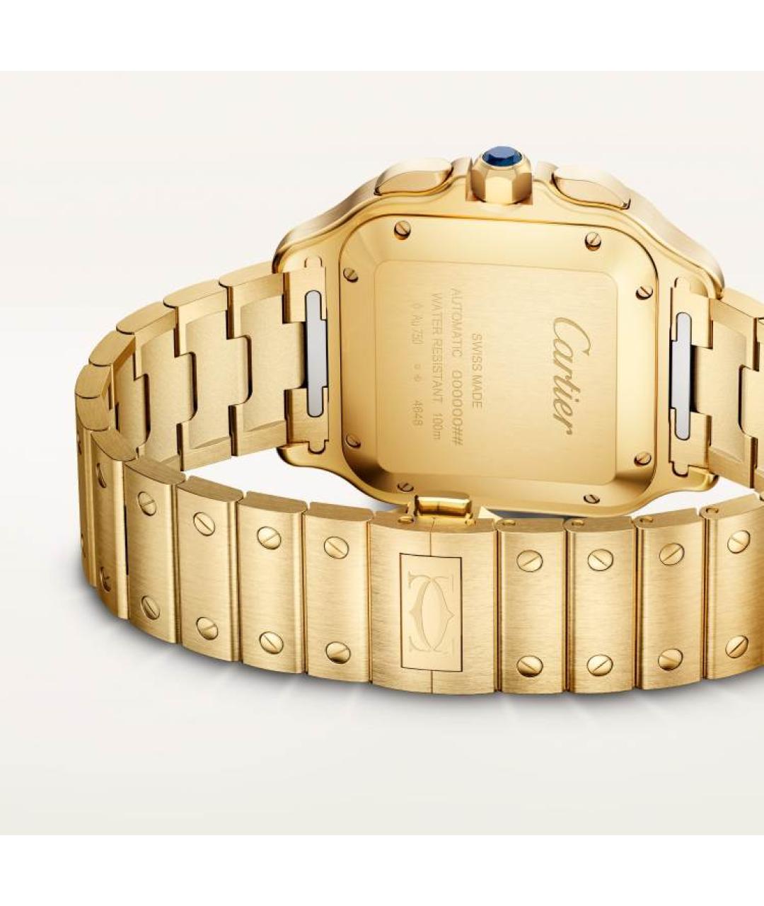 CARTIER Золотые часы из желтого золота, фото 2