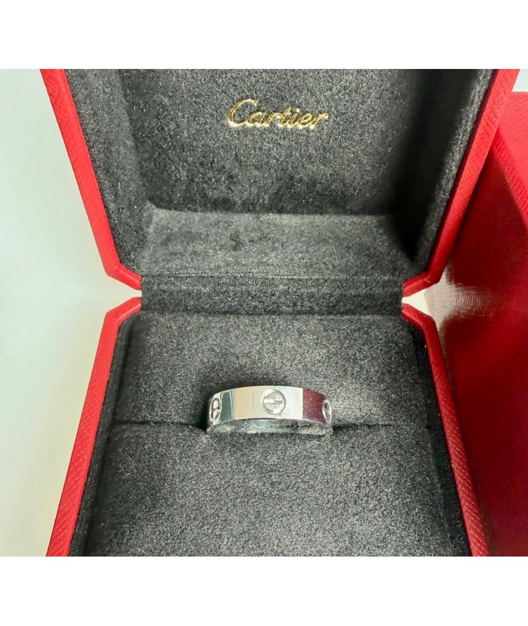 CARTIER Белое кольцо из белого золота, фото 2