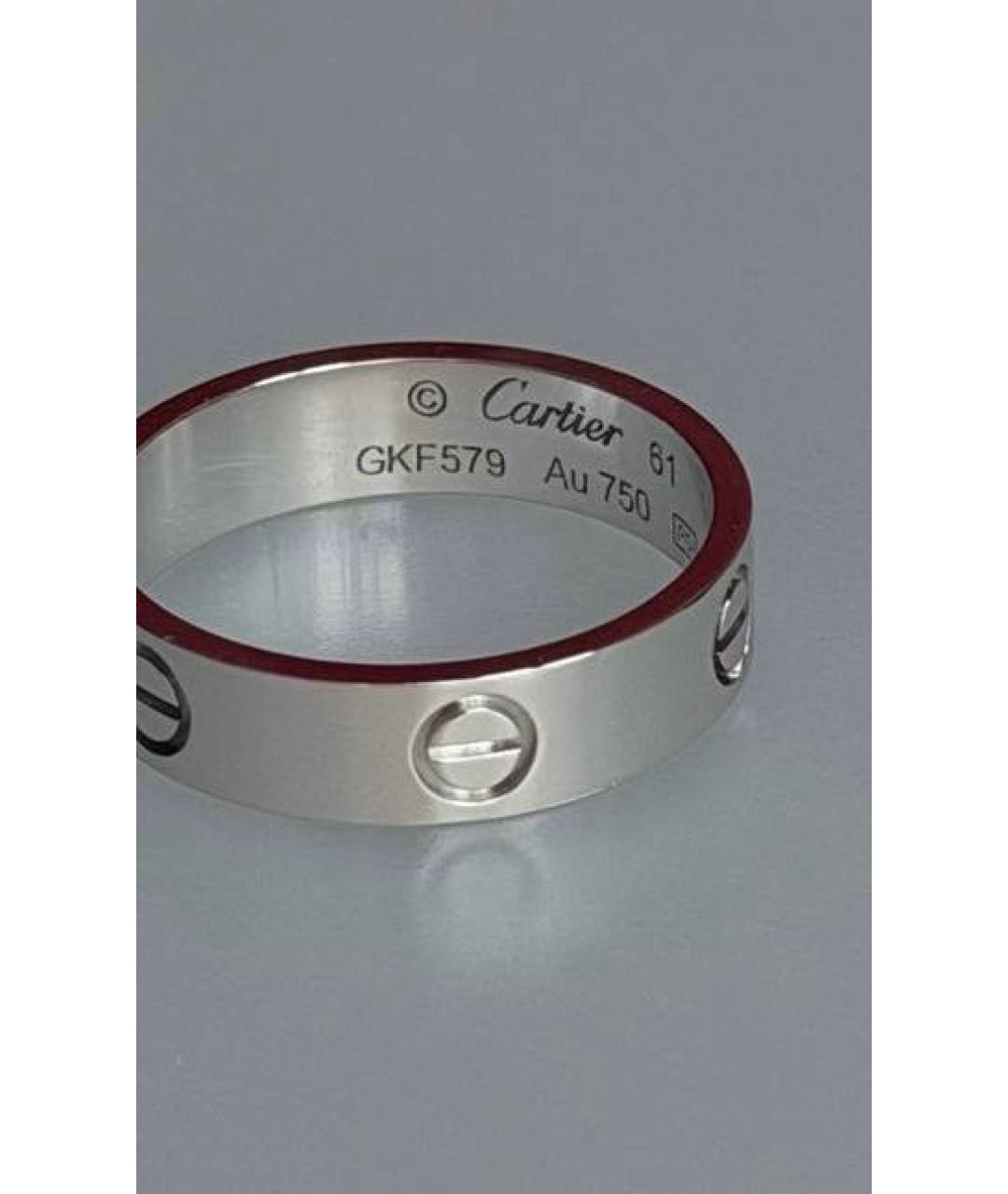 CARTIER Белое кольцо из белого золота, фото 4