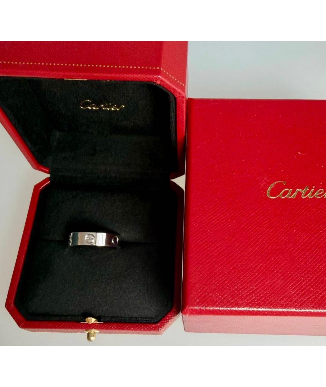 CARTIER Белое кольцо из белого золота, фото 3
