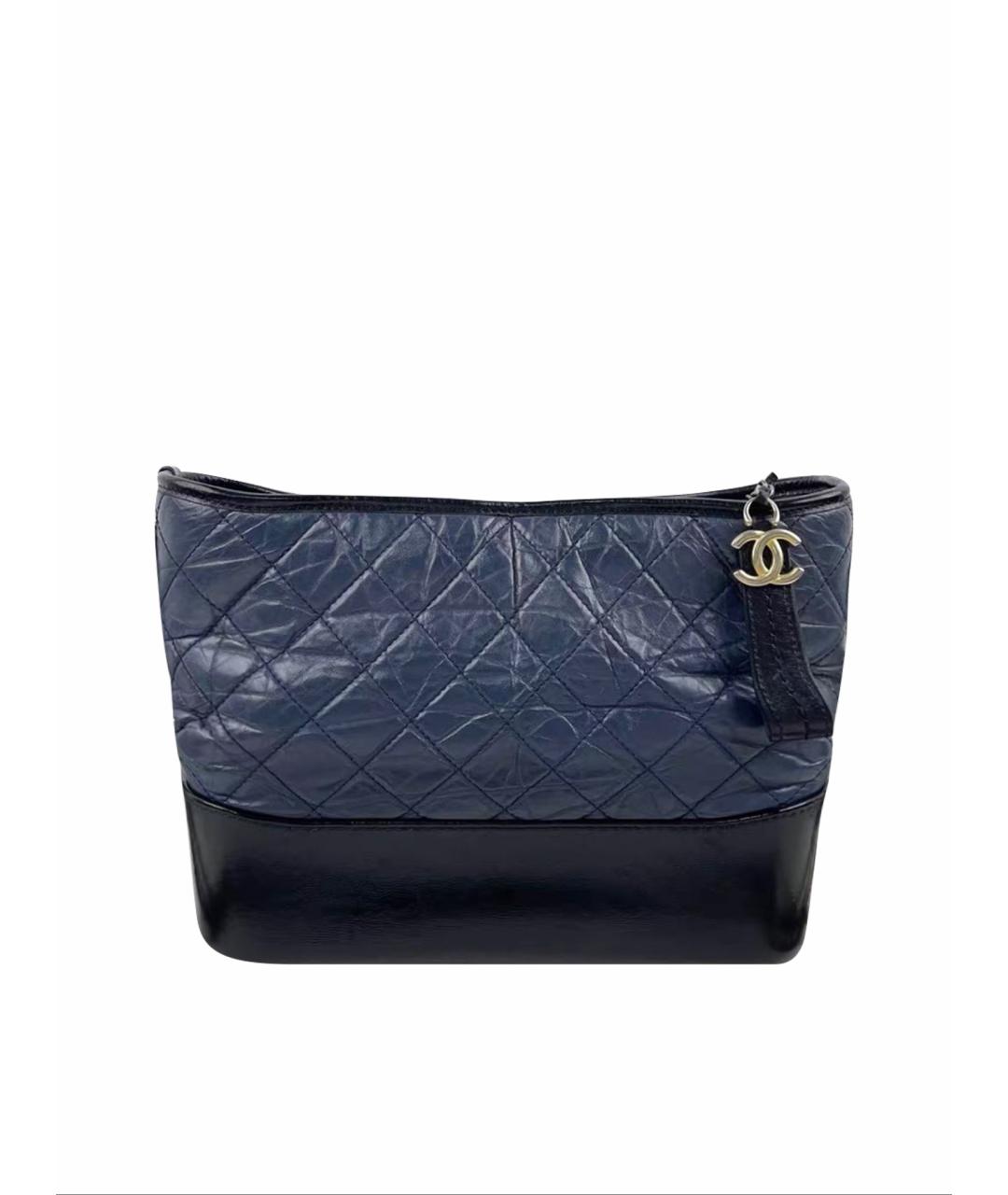 CHANEL Синяя кожаная сумка тоут, фото 1