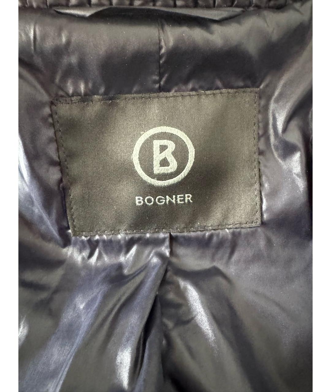 BOGNER Темно-синяя полиамидовая куртка, фото 3