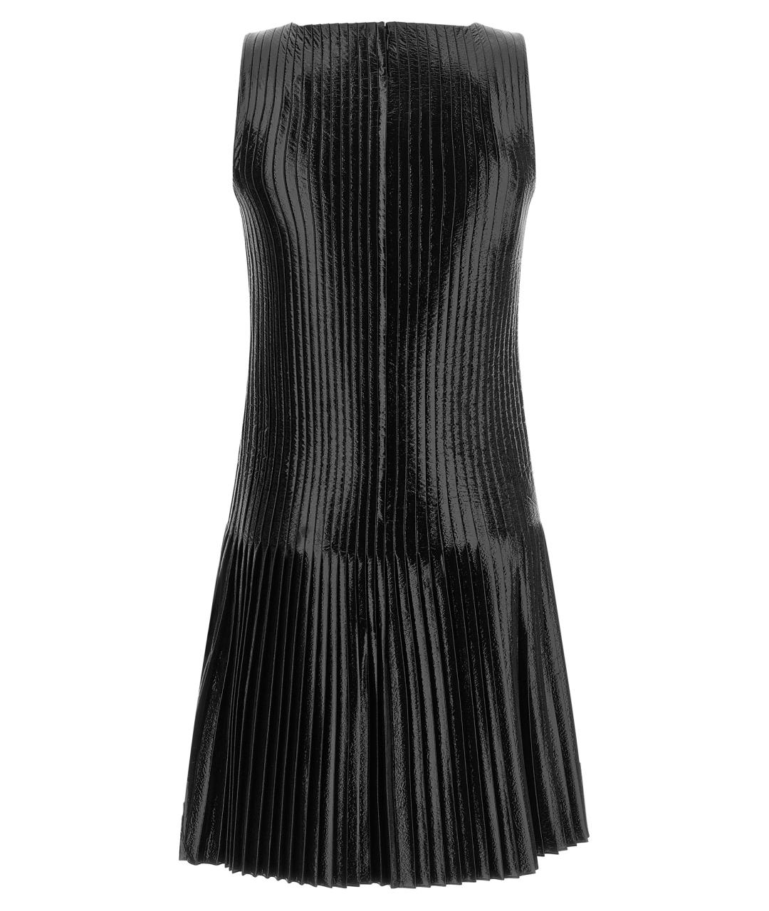COURREGES Черное вискозное платье, фото 2