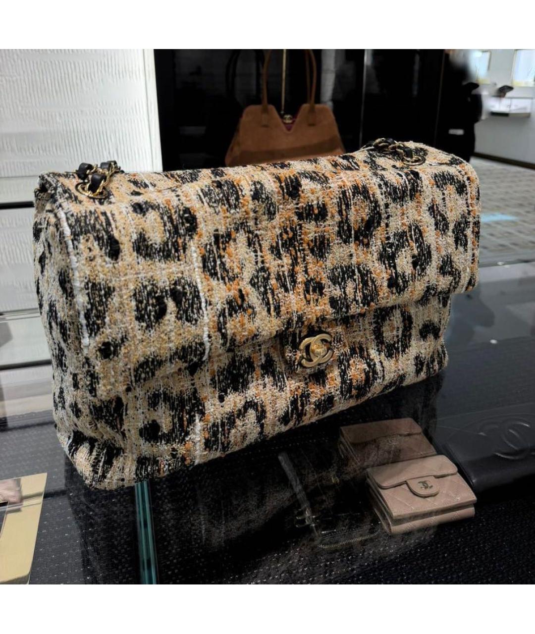 CHANEL Коричневая сумка тоут, фото 2