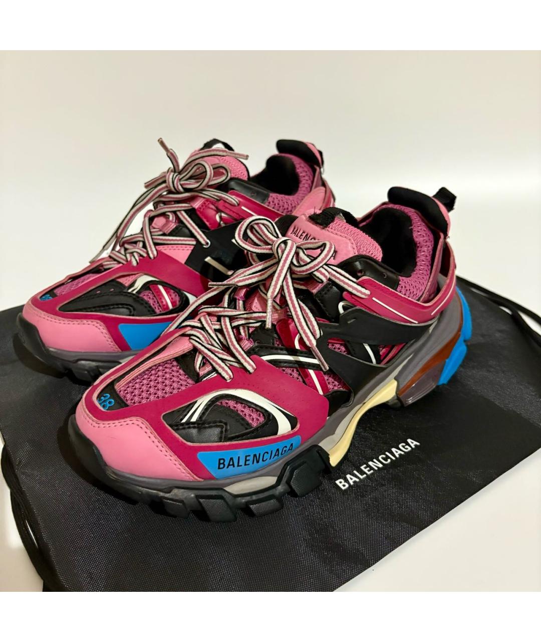 BALENCIAGA Розовые кроссовки, фото 6