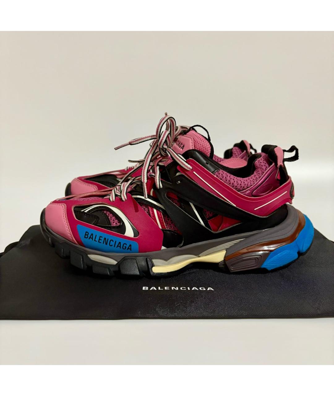 BALENCIAGA Розовые кроссовки, фото 3
