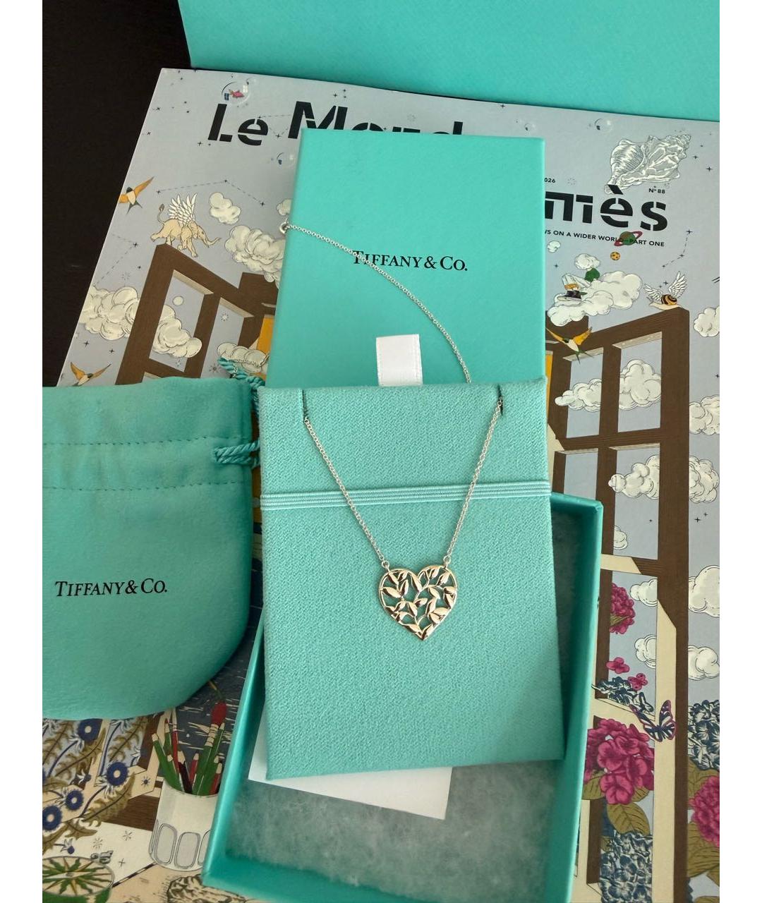 TIFFANY&CO Серебряное серебряное колье, фото 6