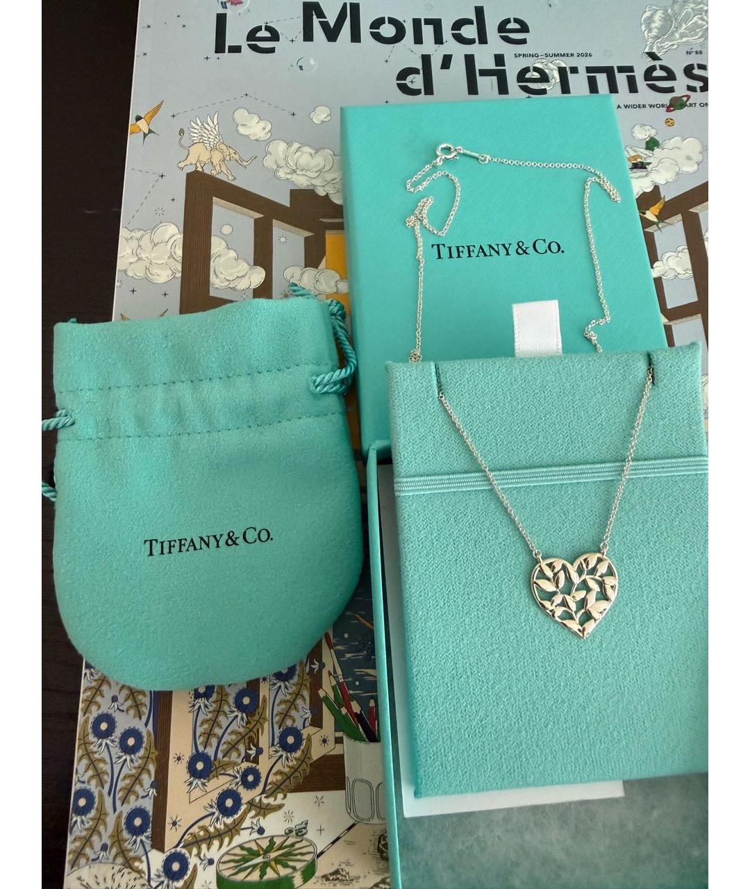 TIFFANY&CO Серебряное серебряное колье, фото 2
