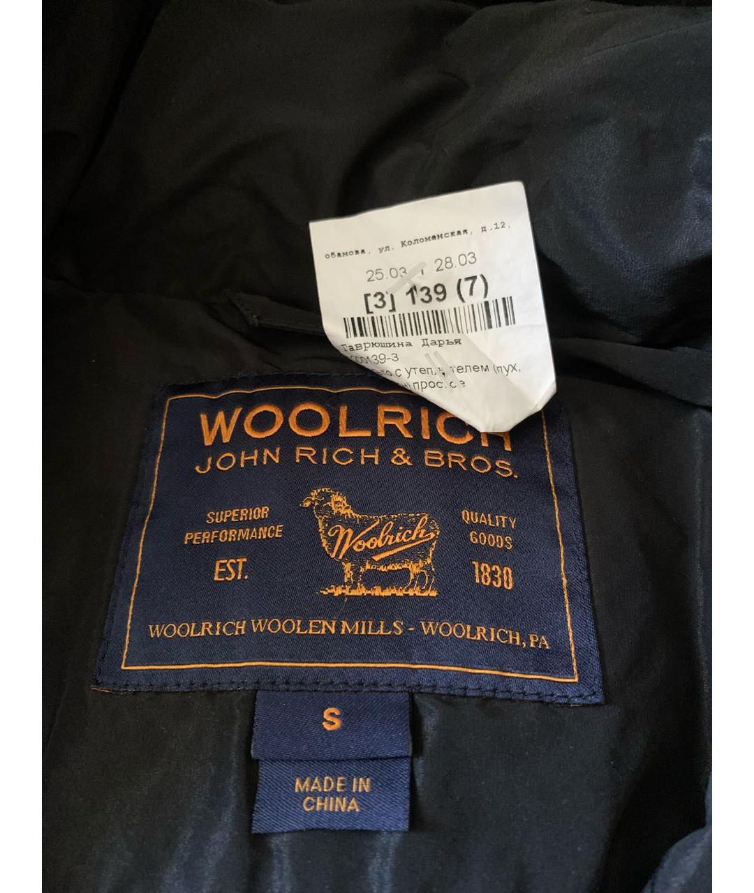 WOOLRICH Черная нейлоновая парка, фото 3