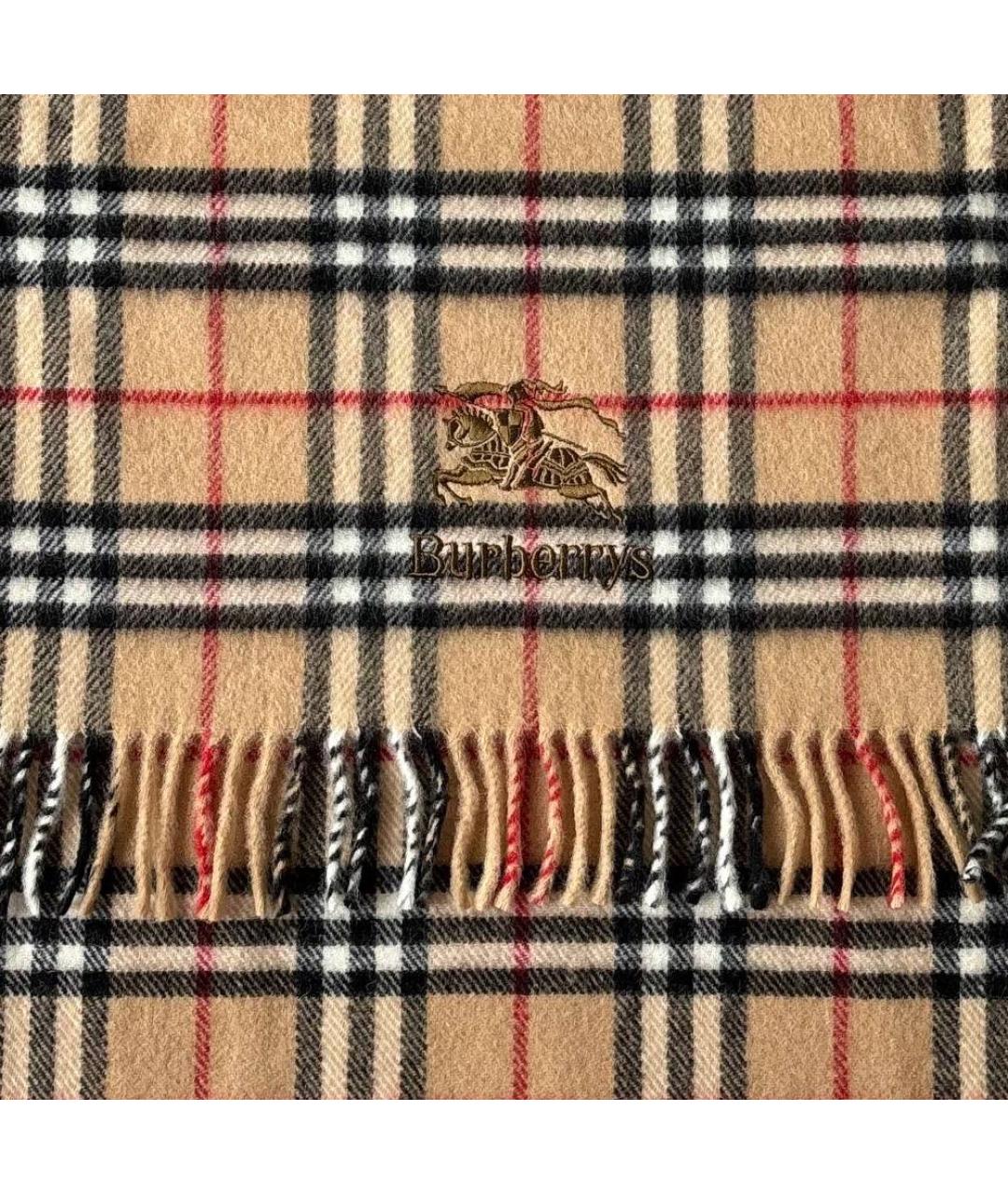 BURBERRY Мульти шерстяной шарф, фото 2