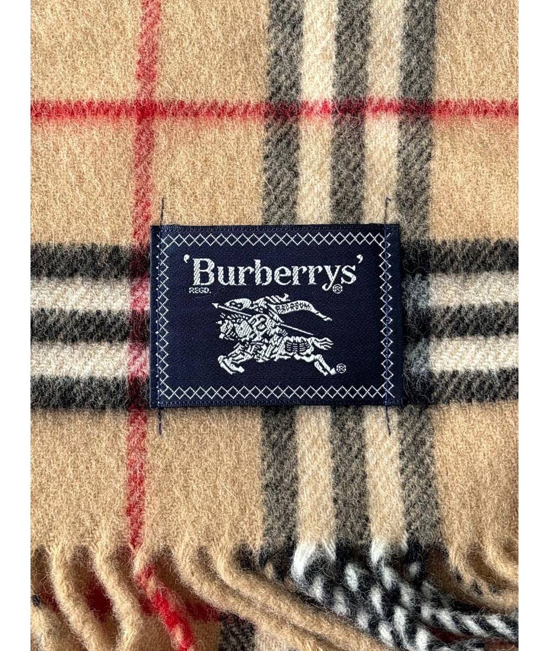 BURBERRY Мульти шерстяной шарф, фото 3