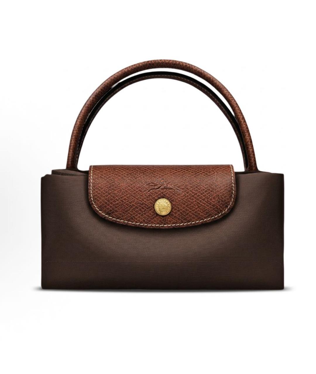 LONGCHAMP Коричневая сумка тоут, фото 4