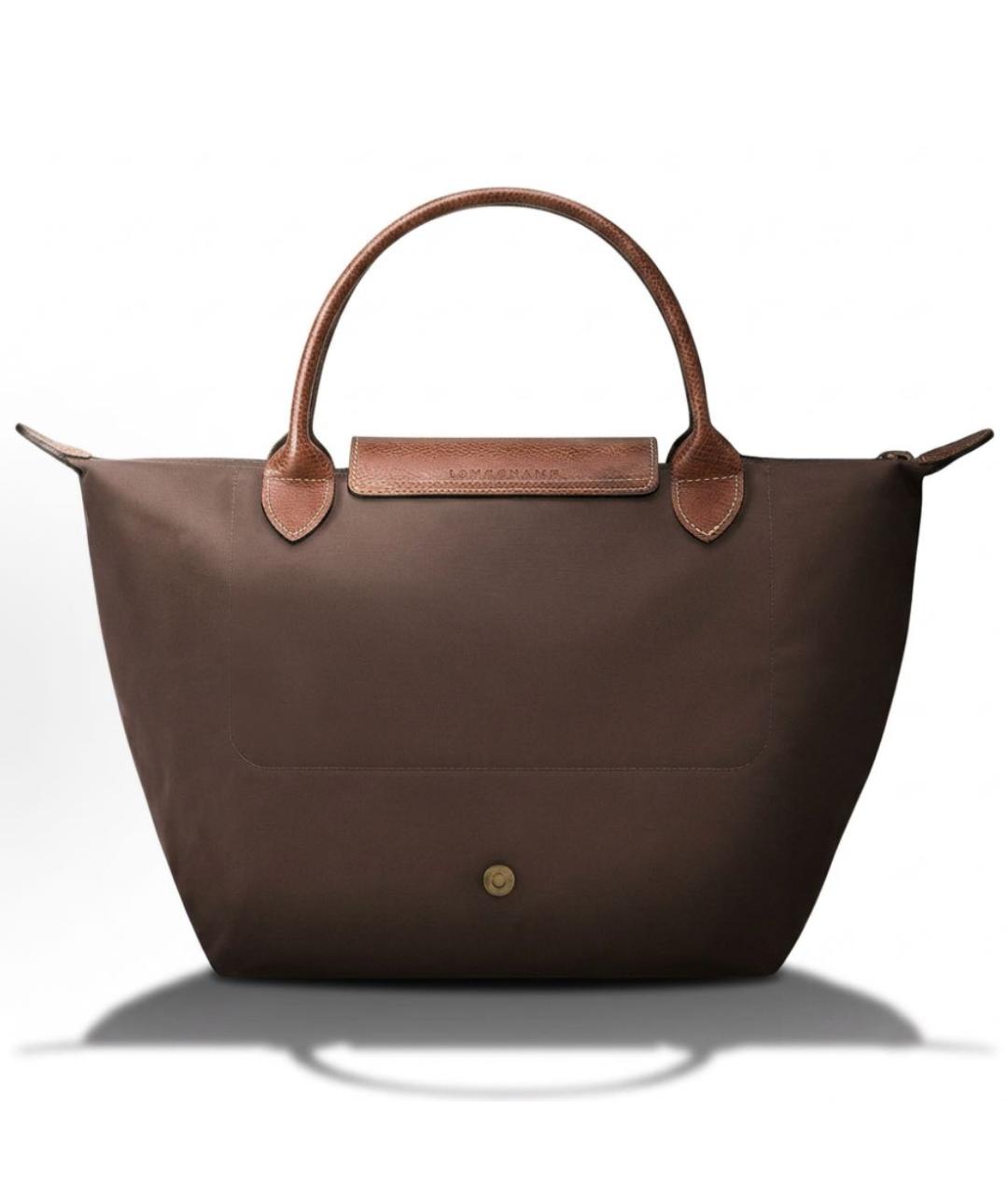 LONGCHAMP Коричневая сумка тоут, фото 3