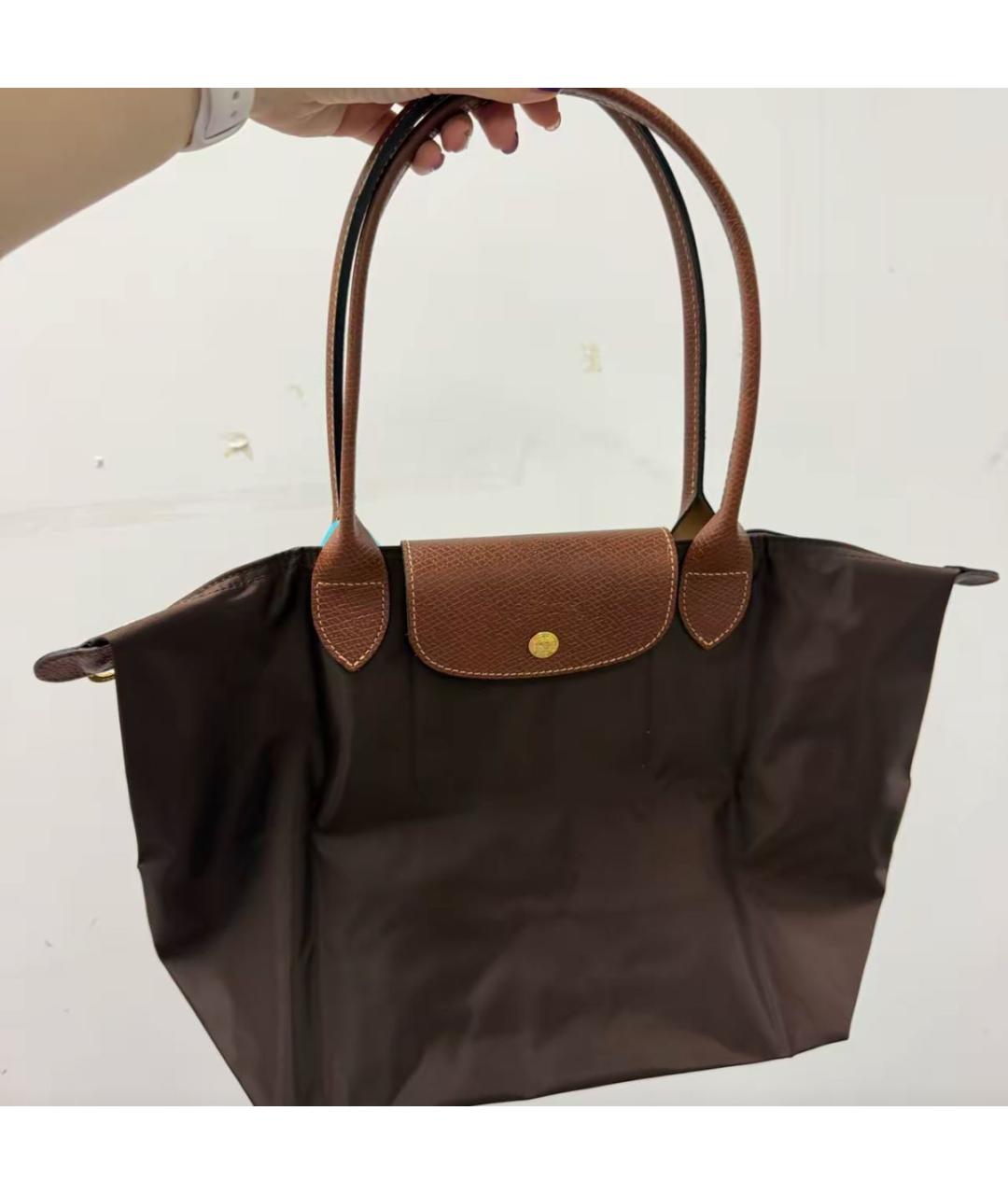 LONGCHAMP Коричневая сумка тоут, фото 5