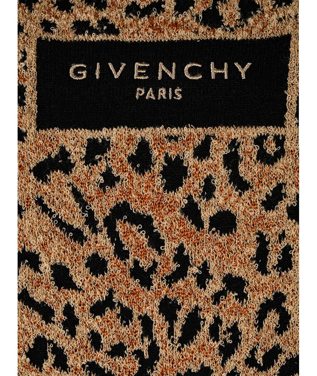 GIVENCHY Коричневое шерстяное повседневное платье, фото 3