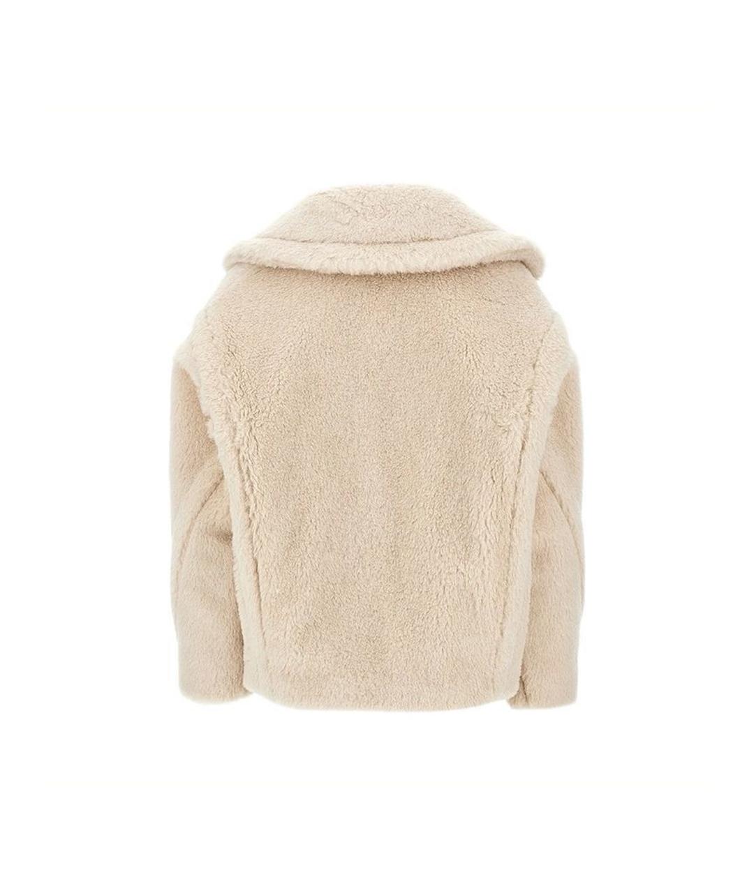 MAX MARA Бежевое шерстяное пальто, фото 2