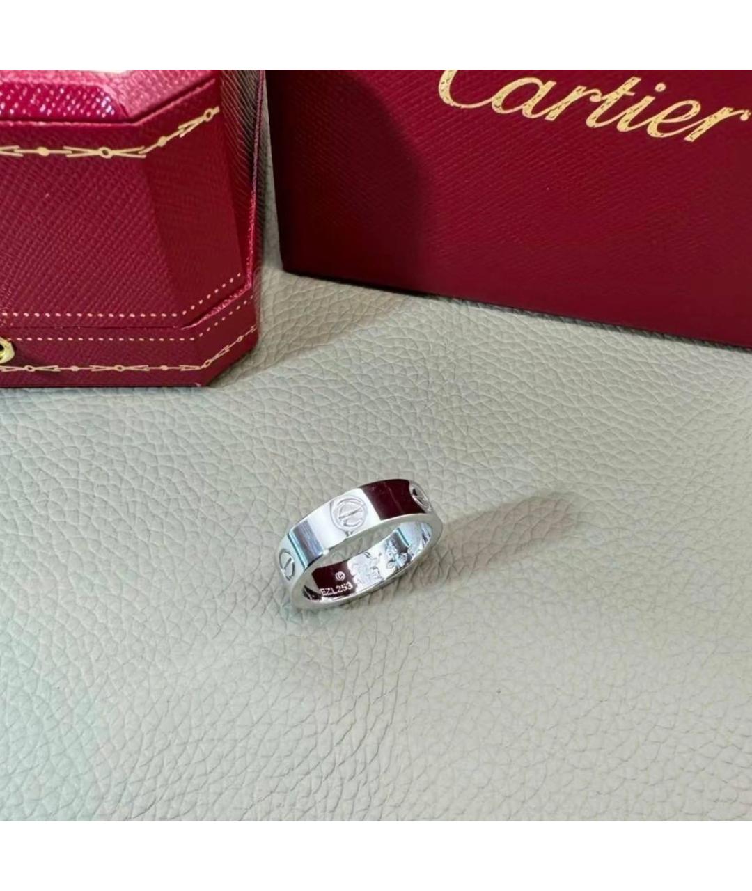 CARTIER Серебряное кольцо из белого золота, фото 7