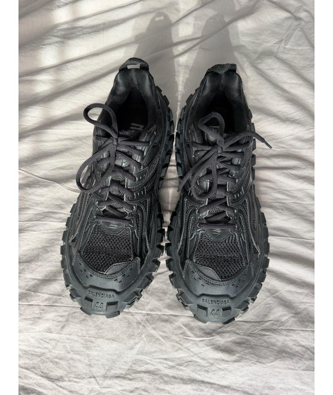 BALENCIAGA Черные низкие кроссовки / кеды, фото 2