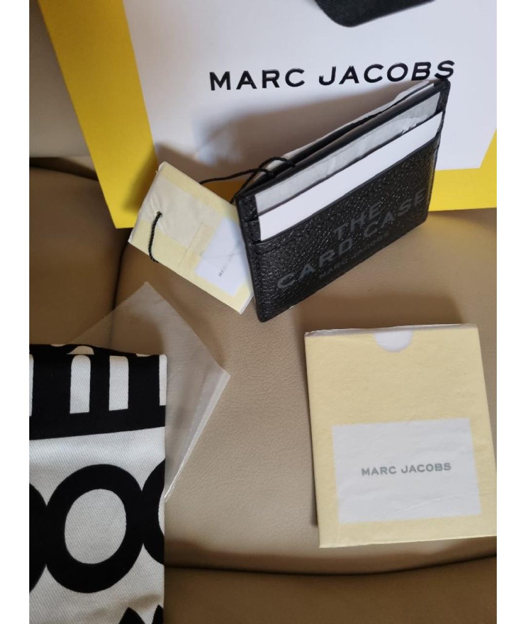 MARC JACOBS Черный кожаный кардхолдер, фото 2