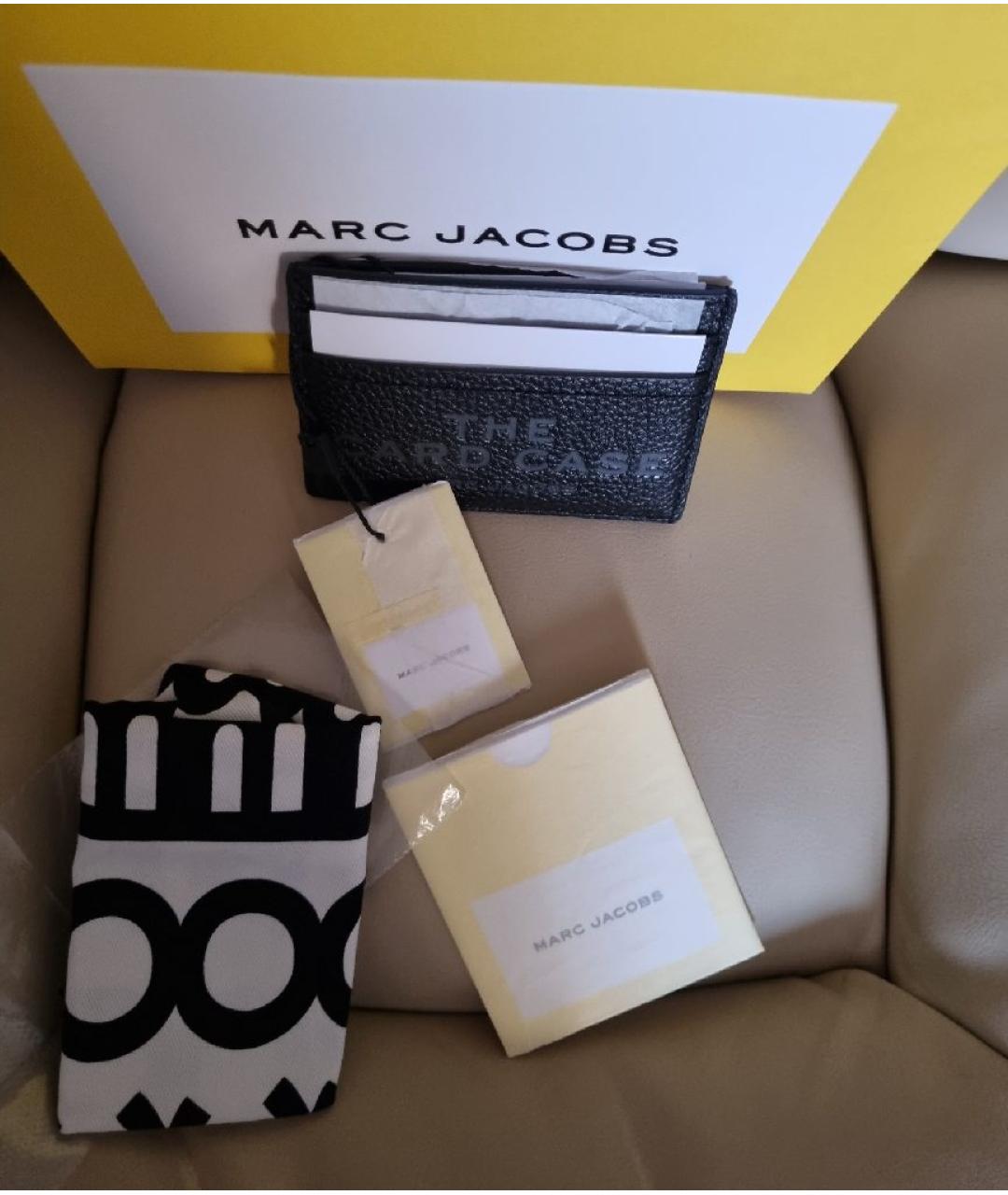 MARC JACOBS Черный кожаный кардхолдер, фото 5