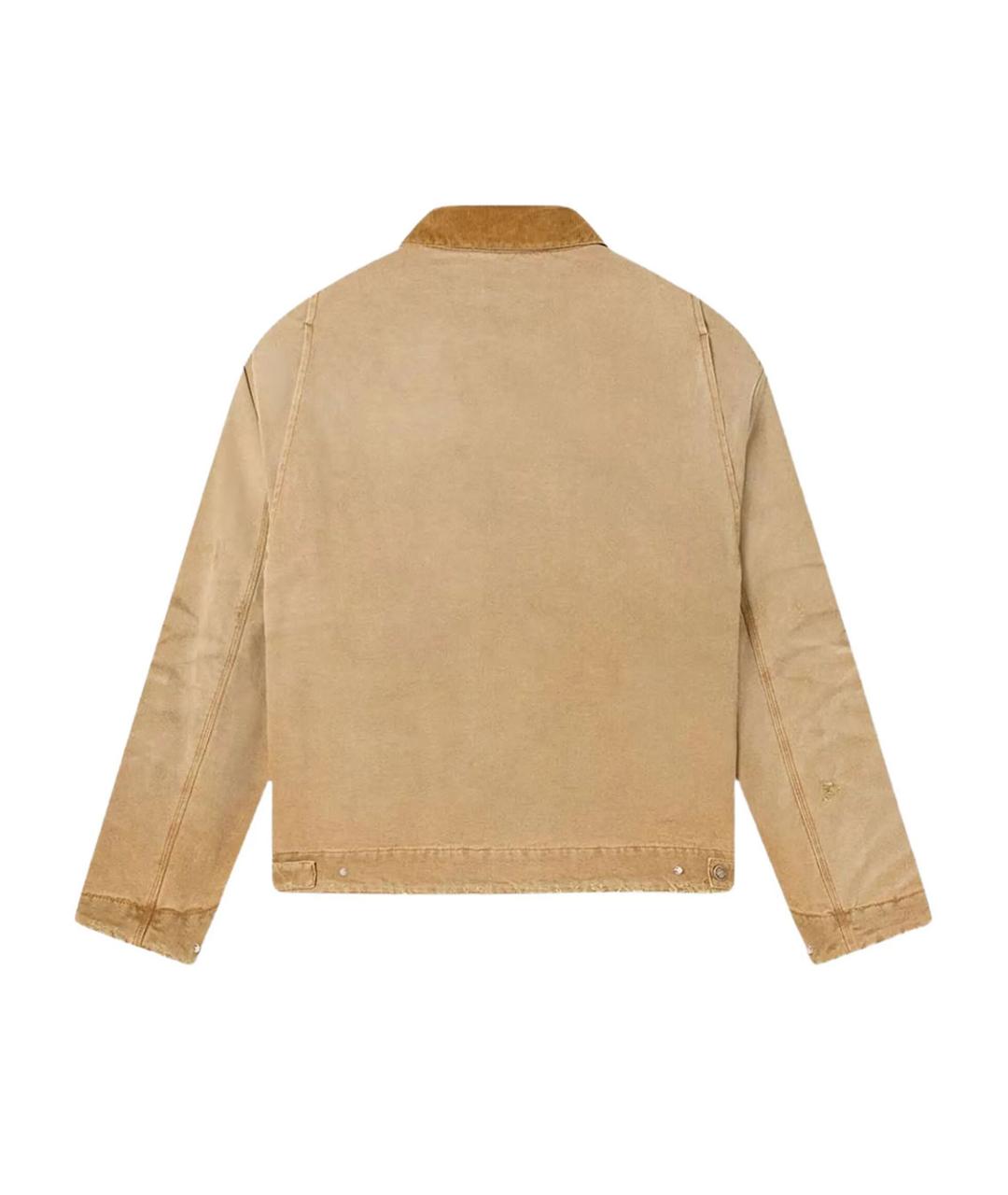 GOLDEN GOOSE Бежевая хлопковая куртка, фото 7