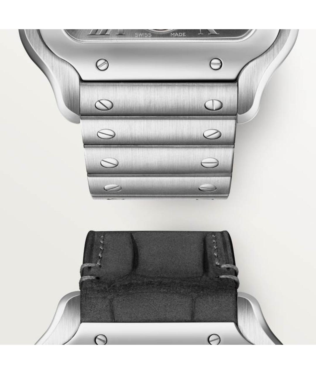 CARTIER Черные часы, фото 2