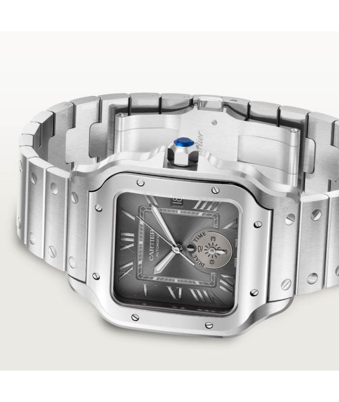 CARTIER Черные часы, фото 5