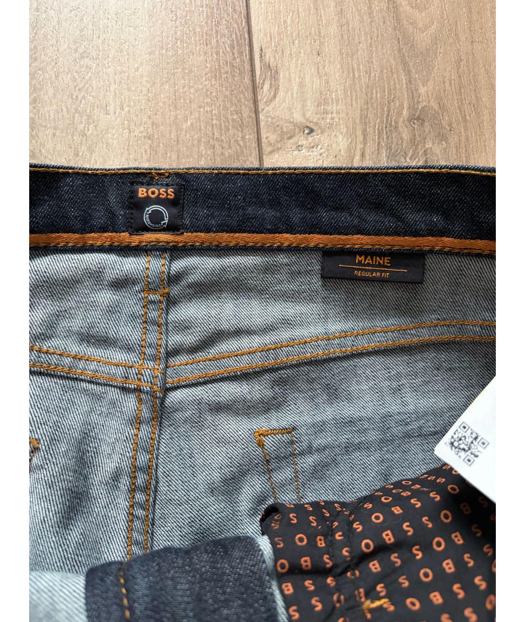 HUGO BOSS Синие прямые джинсы, фото 3