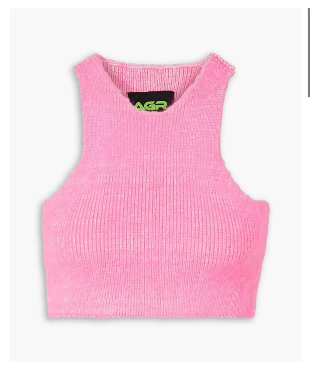 ACNE STUDIOS Розовый хлопковый костюм с юбками, фото 3