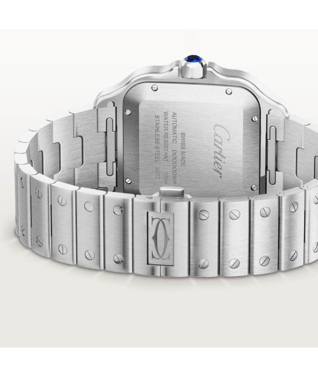 CARTIER Черные часы, фото 4