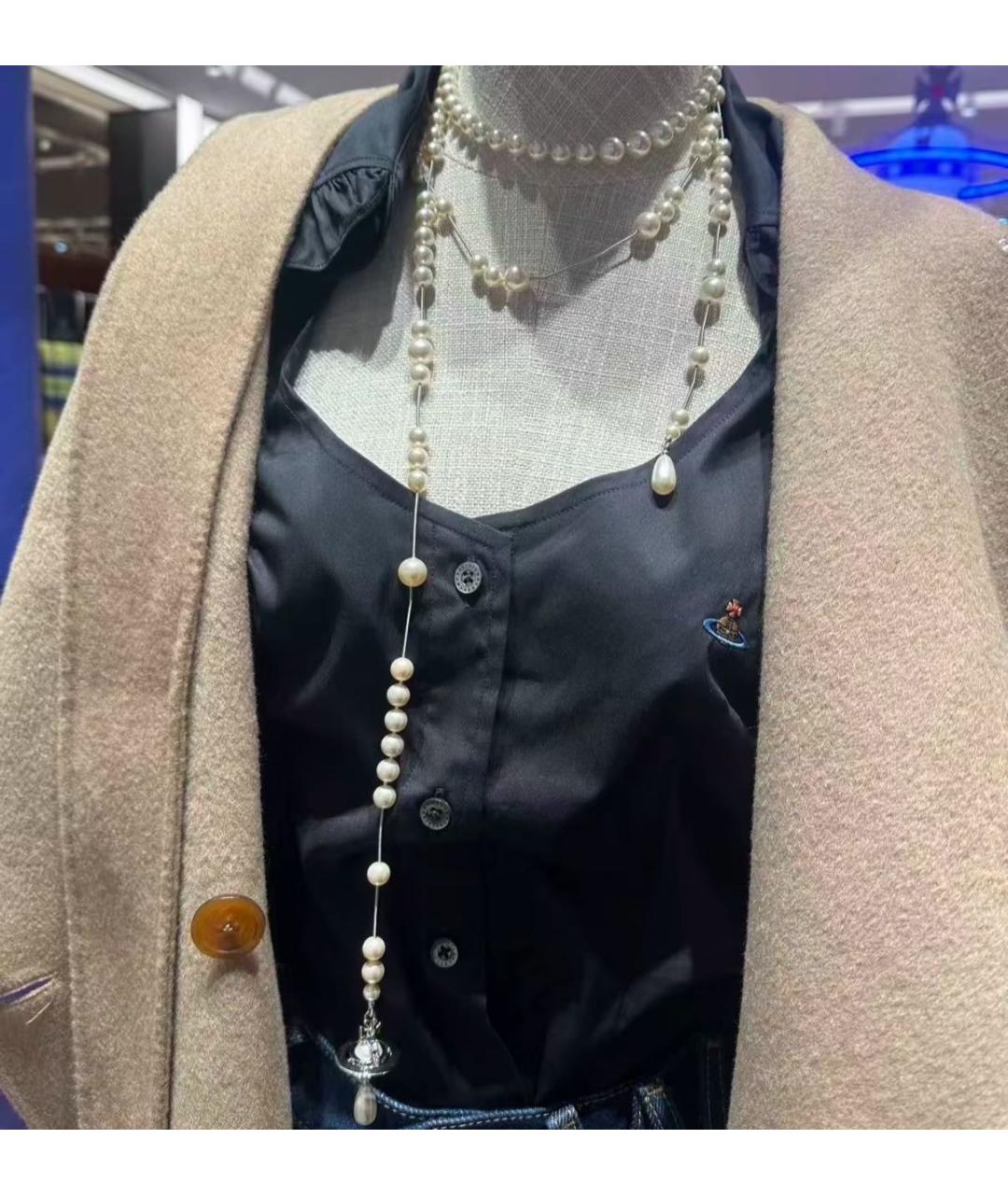 VIVIENNE WESTWOOD Белое колье, фото 5