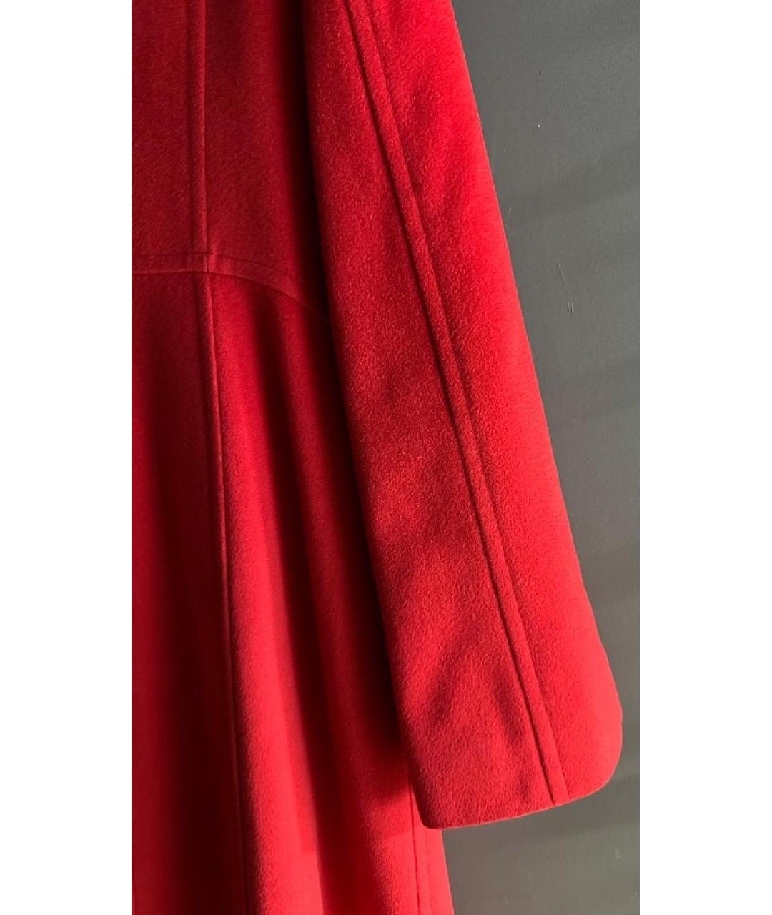 CELINE Красное шерстяное пальто, фото 4