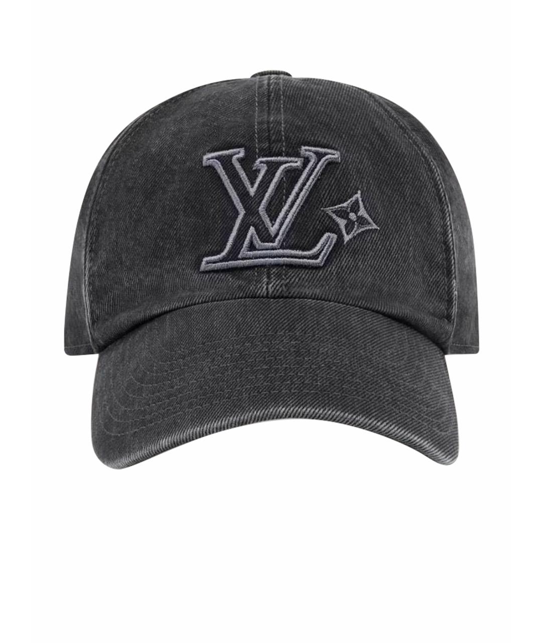 LOUIS VUITTON Серая хлопковая кепка/бейсболка, фото 1
