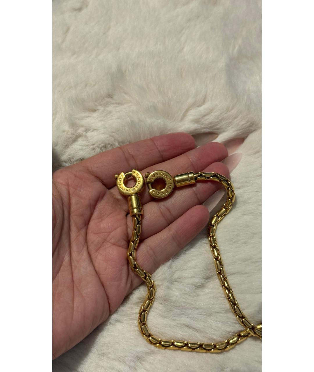 BVLGARI Бежевая сумка через плечо из кожи питона, фото 6