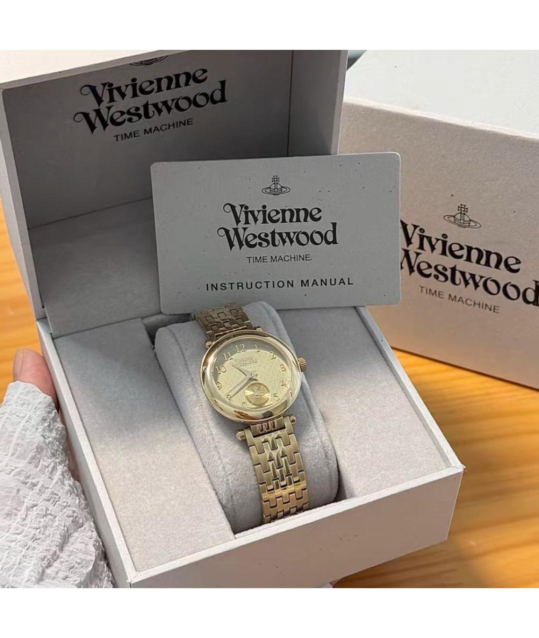 VIVIENNE WESTWOOD Золотые часы, фото 2