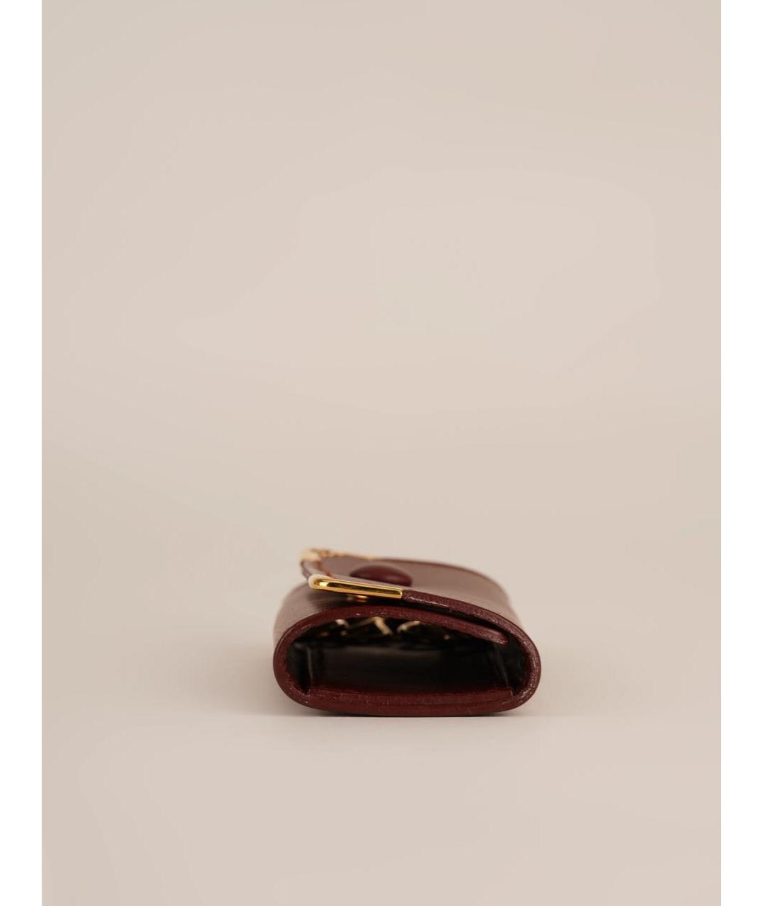 CARTIER Бордовая ключница, фото 5