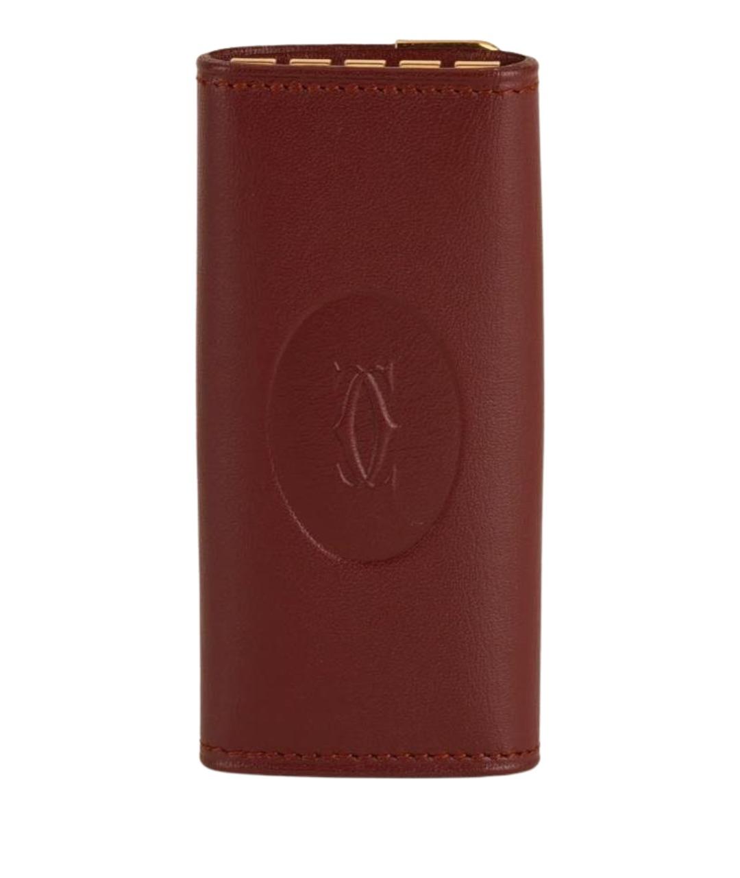 CARTIER Бордовая ключница, фото 1