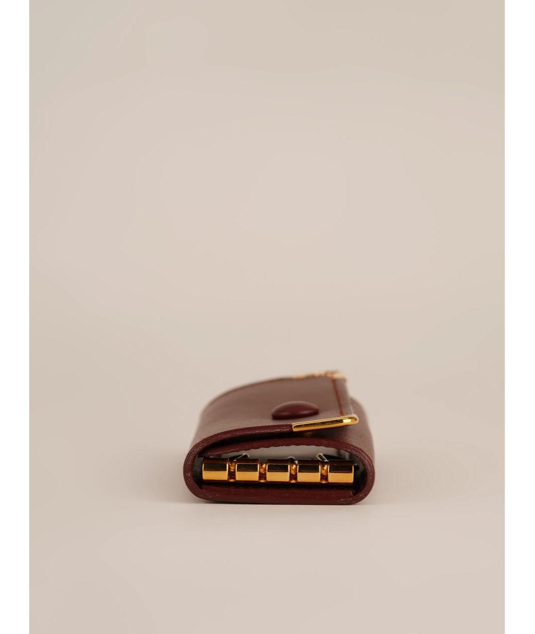 CARTIER Бордовая ключница, фото 4