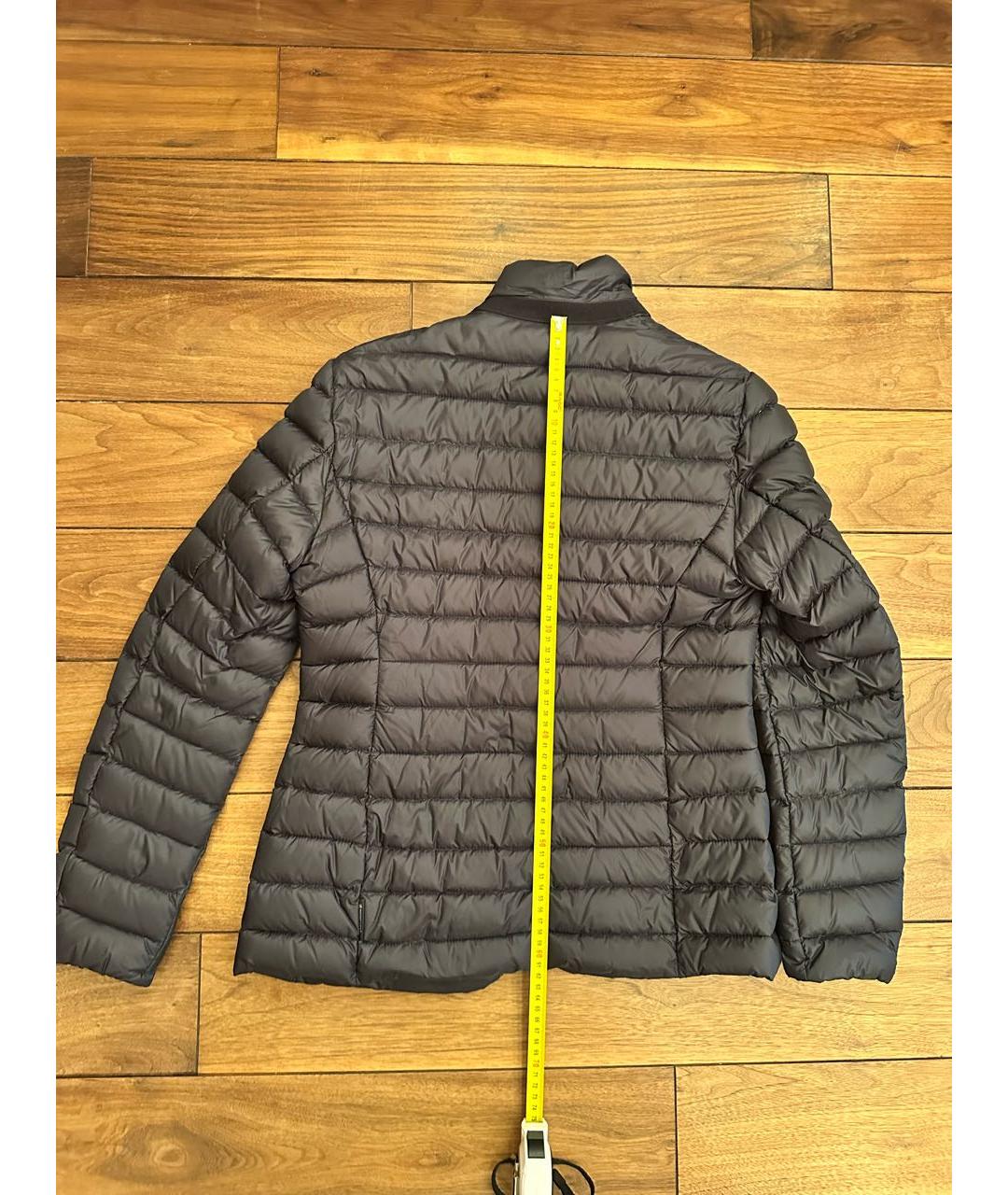MONCLER Черная полиэстеровая куртка, фото 2