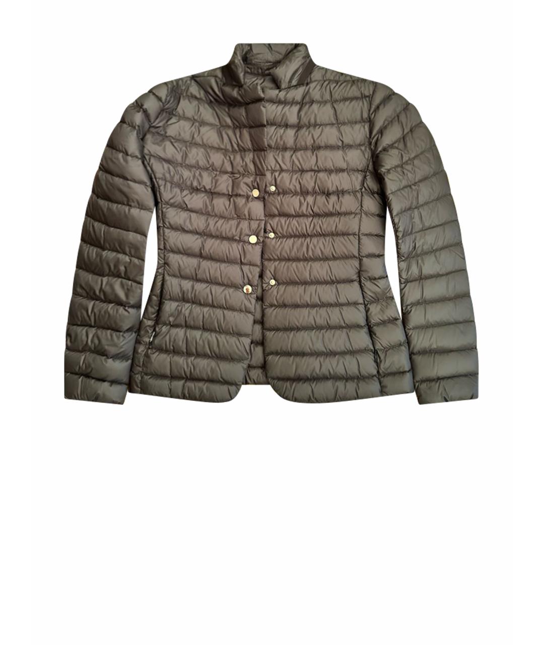 MONCLER Черная полиэстеровая куртка, фото 1
