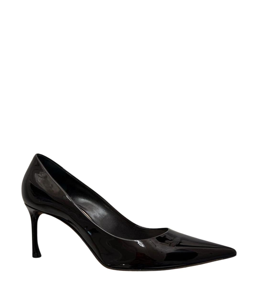CHRISTIAN DIOR Черные туфли из лакированной кожи, фото 1