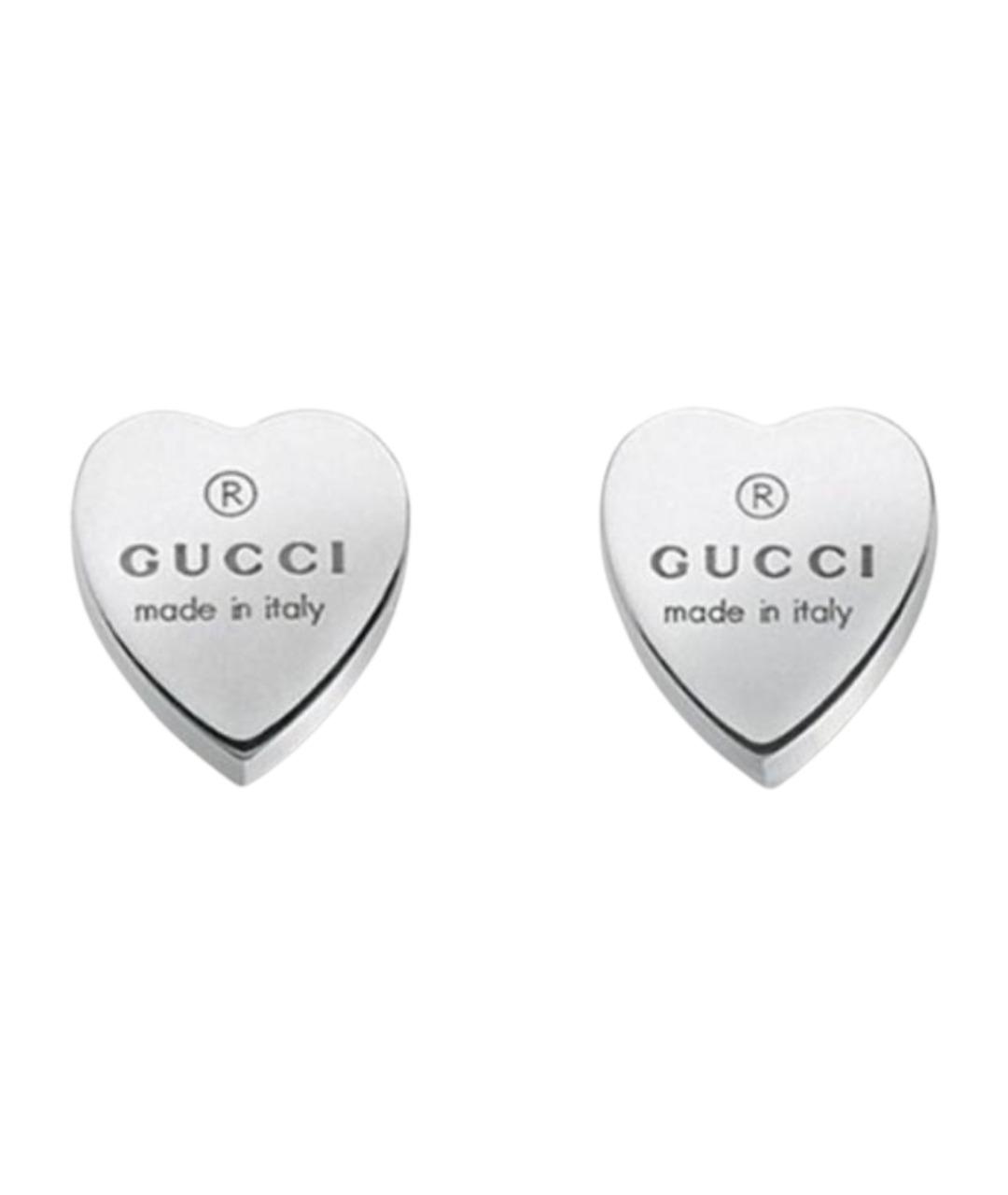 GUCCI Серебряные серебряные серьги, фото 1