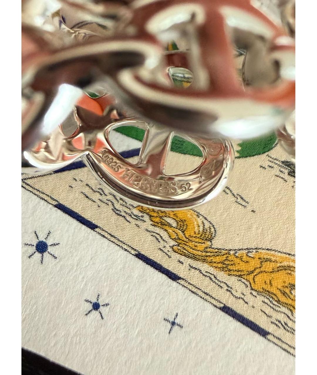 HERMES Серебряное серебряное кольцо, фото 3