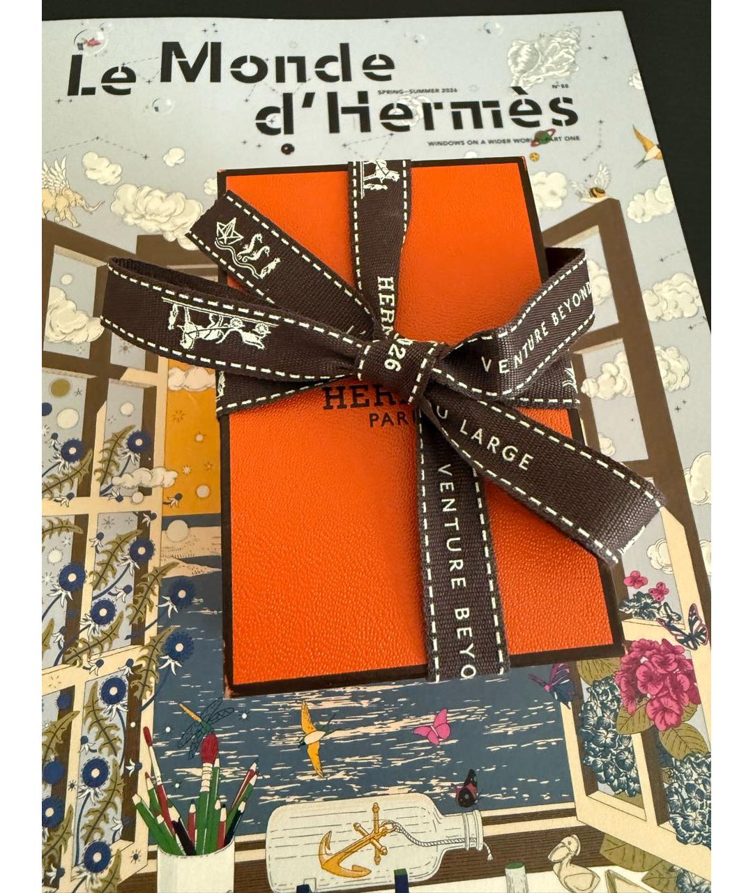 HERMES Серебряное серебряное кольцо, фото 7