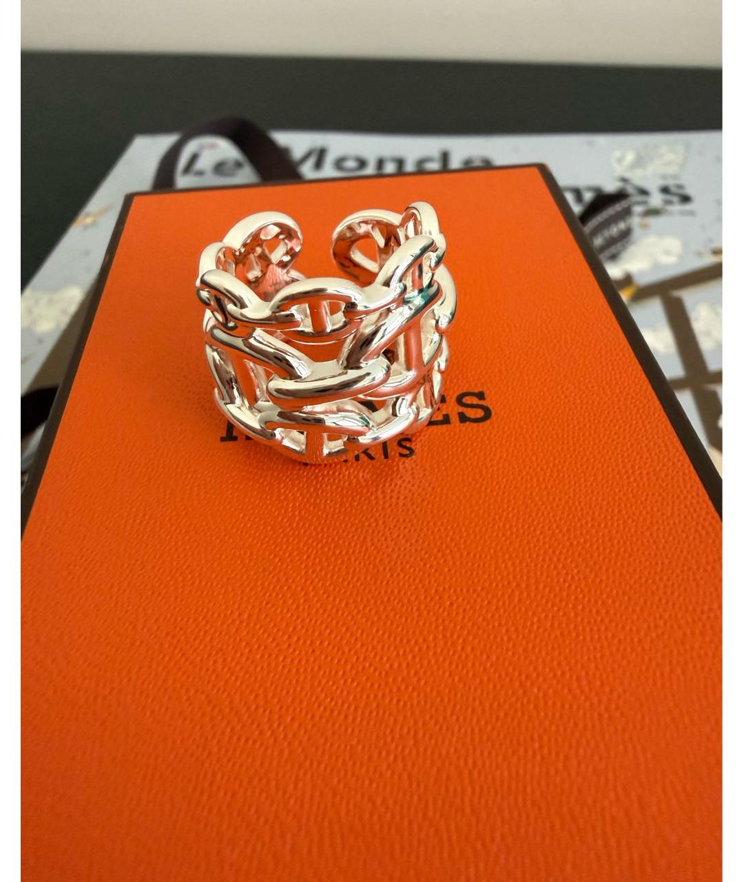 HERMES Серебряное серебряное кольцо, фото 5